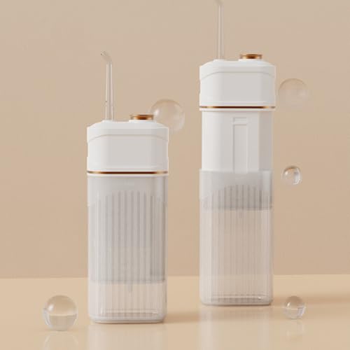 Yuideace Hydropulseur Nettoyeur Dentaire 200 ml - Soins Bucco-Dentaires Journaliers et Nocturnes - Sans Fil pour Réglage