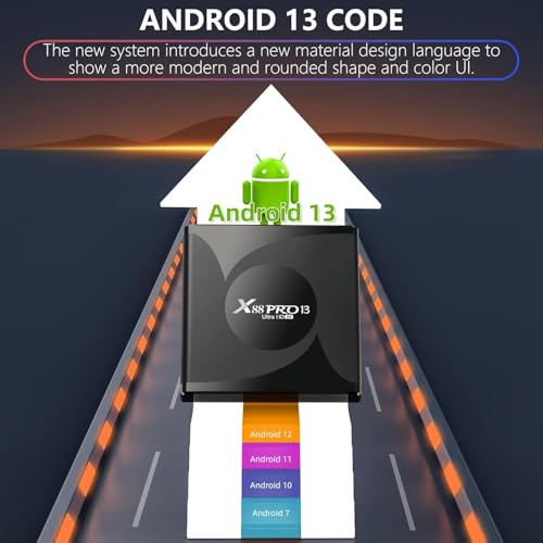 X88 Pro 13 Box TV Android 1|0 TV Box 4GB RAM 32GB ROM RK3528 HDMI |0 Support 8K WiFi6 BT5.0 TV Box for Home Entertainmen