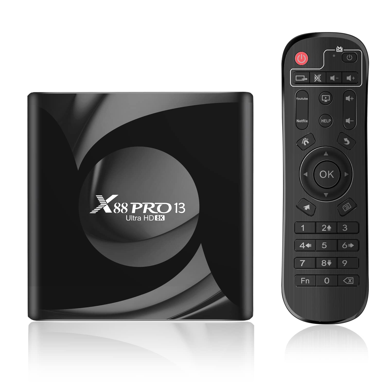 Android TV Box RK3528 4GB RAM 64GB ROM 3D H.265 8K Boîte Smart TV Wi-Fi 5GHz Bluetooth 5.0  
Android TV Box 1|0 4GB RAM 