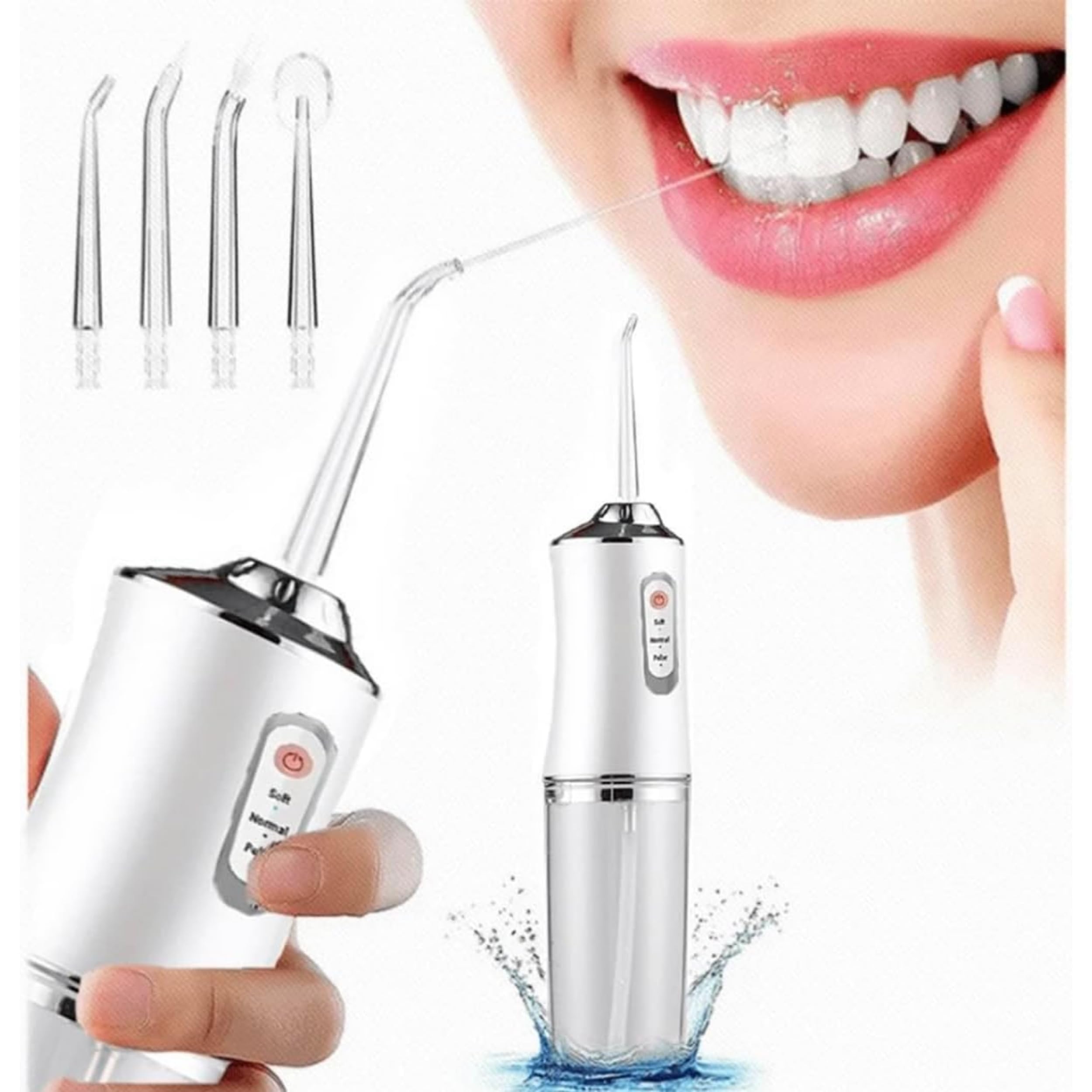 HealthyMoov hydropulseur à jet irrigateur oral instrument dentaire pour nettoyage en profondeur des dents et des gencive